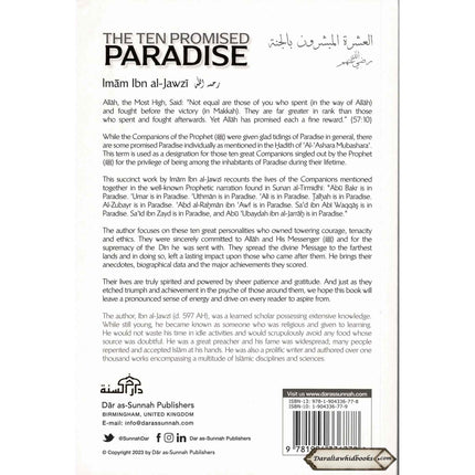 The Ten Promised Paradise by Imam Ibn al-Jawzi    ISBN: 9781904336778