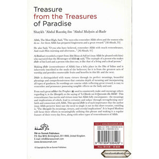 Treasure From the Treasures of Paradise By Shaykh Abdur Razaaq Bin Abdul Muhsin Al-Badr    ISBN: 9781904336426