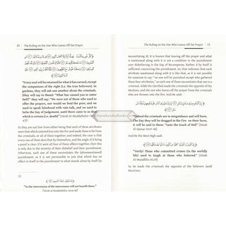 The Ruling On The One Who Leaves Off The Prayer By Shaykh Muhammad Taqiud-Deen al-Hilali