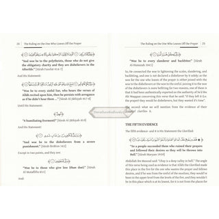 The Ruling On The One Who Leaves Off The Prayer By Shaykh Muhammad Taqiud-Deen al-Hilali