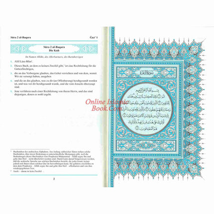 The Noble Quran In German Language (Deutsch Sprache) - Dar Al-Tawhid Publications