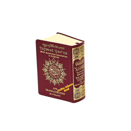 Tajweed Quran with English Translation and Transliteration Small- (Pocket size) - Dar Al-Tawhid Publications