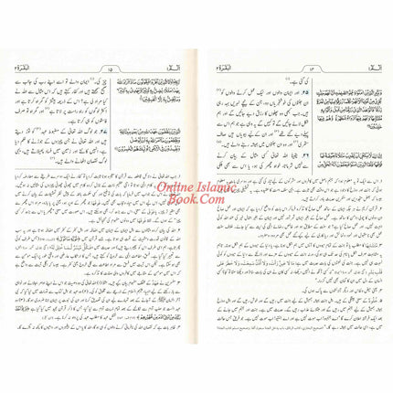 Mushaf Madinah-Al Quran Al-Kareem(Cream Paper-Medium size) Translation of The Meanings of The Noble Quran in The Urdu Language (New Edition) - Dar Al-Tawhid Publications