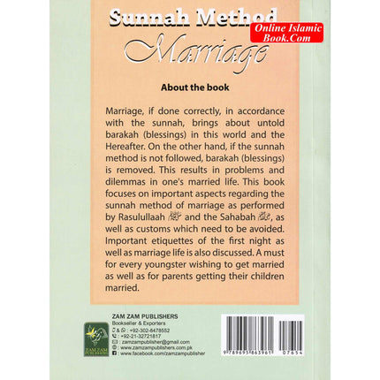 Sunnah Method Marriage